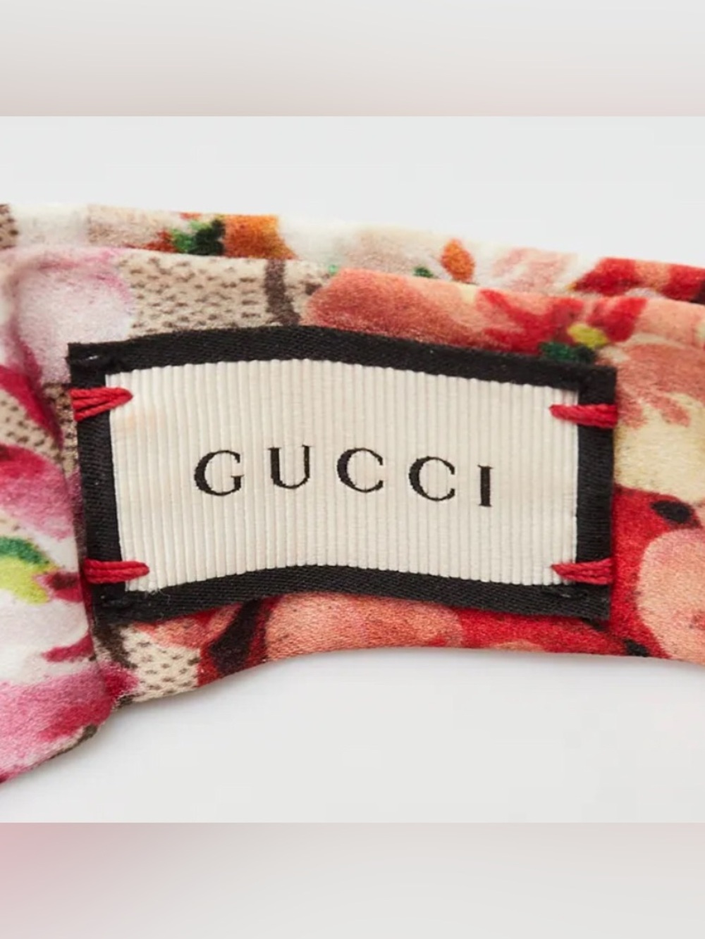 Authentic Gucci Women's Floral Blooms silk Headwrap - Picture 3 of 4